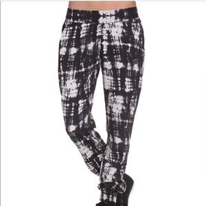 Volcom Psych Jogger Pant Black White Tie Dye